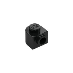 LEGO 3386 Plate 1 x 1 x 2/3 Half Round with Side Stud (Black)