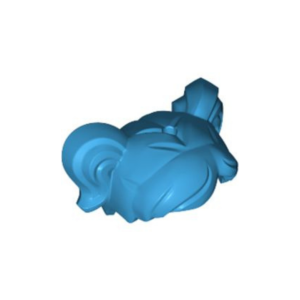 LEGO Hair 35701 2 Ponytails (Dark Azure)
