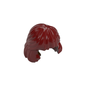LEGO Hair 36037 Mid-Length Combed Behind Ear (Dark Red)