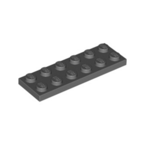 LEGO 3795 Plate 2 x 6 (Dark Bluish Gray)