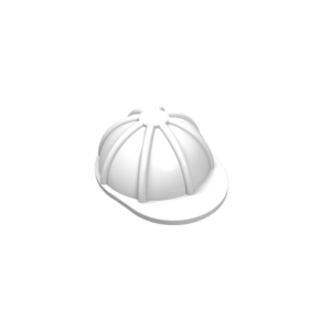LEGO Cap / Hat 3833 Helmet, Construction / Hard Hat (White)