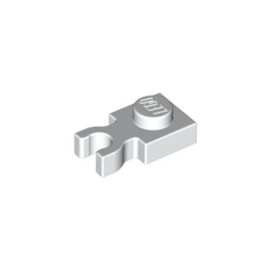 LEGO 4085 Plate Special 1 x 1 with Clip Vertical Thick U Clip (White)