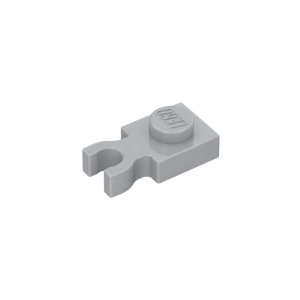 LEGO 4085 Plate Special 1 x 1 with Clip Vertical Thick U Clip (Light Bluish Gray)