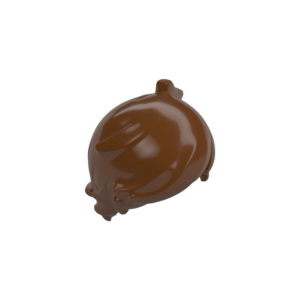 LEGO Hair 40938 Scruffy and Swept Right (Reddish Brown)