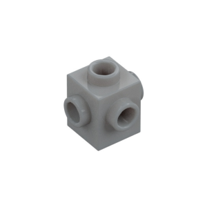 LEGO 4733 Brick Special 1 x 1 Studs on 4 Sides (Light Bluish Gray)