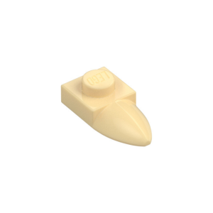 LEGO 49668 Plate Special 1 x 1 with Tooth (Tan)