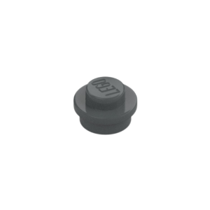LEGO 6141 Plate Round 1 x 1 with Solid Stud (Dark Bluish Gray)