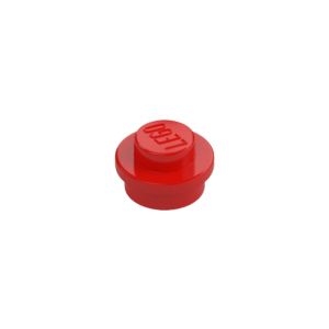 LEGO 6141 Plate Round 1 x 1 with Solid Stud (Red)