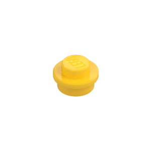 LEGO 6141 Plate Round 1 x 1 with Solid Stud (Yellow)