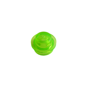 LEGO 6141 Plate Round 1 x 1 with Solid Stud (Transparent Bright Green)