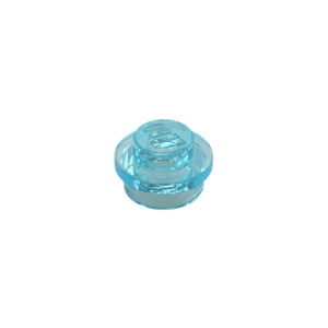 LEGO 6141 Plate Round 1 x 1 with Solid Stud (Transparent Light Blue)