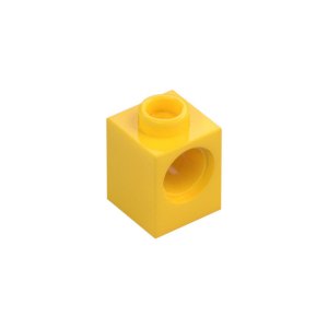 LEGO 6541 Technic Brick 1 x 1 with Pin Hole (Yellow)