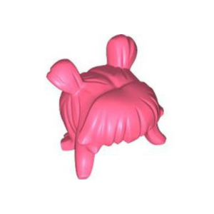 LEGO Hair 66915 Long with 2 Buns (Coral)