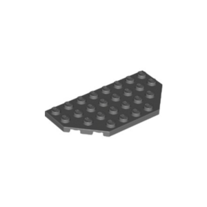 LEGO 68297 Wedge Plate 4 x 8 Cut Corners (Dark Bluish Gray)