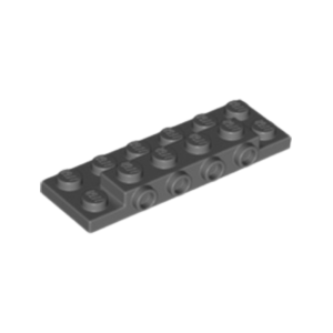 LEGO 72132 Plate Special 2 x 6 x 2/3 with 4 Studs on Side, 3 Support Walls on Bottom (Dark Bluish Gray)