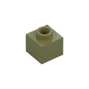 LEGO 86996 Plate 1 x 1 x 2/3 with Open Stud (Olive Green)