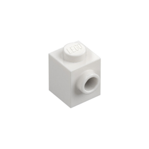 LEGO 87087 Brick Special 1 x 1 with Stud on 1 Side (White)