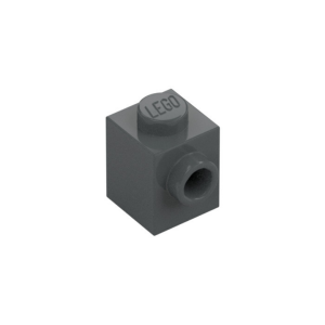 LEGO 87087 Brick Special 1 x 1 with Stud on 1 Side (Dark Bluish Gray)