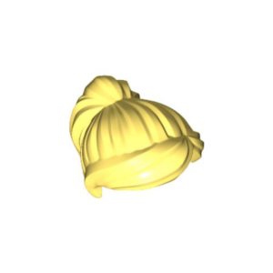 LEGO Hair 87990 Ponytail and Swept Sideways Fringe (Bright Light Yellow)