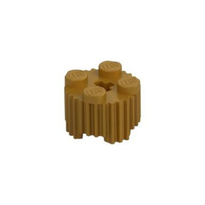 LEGO 92947 Brick Round 2 x 2 Grill (Pearl Gold)