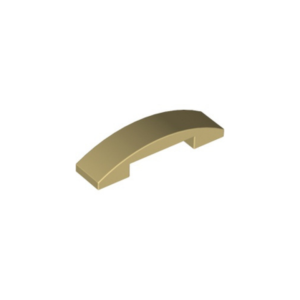 LEGO 93273 Slope Curved 4 x 1 Double with No Studs (Tan)