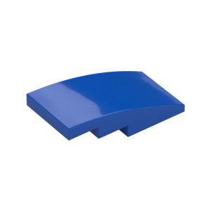 LEGO 93606 Slope Curved 4 x 2 No Studs (Blue)