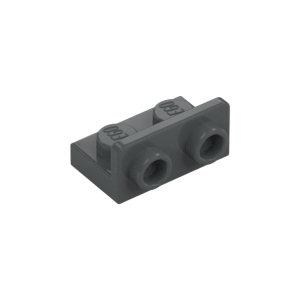 LEGO 99780 Bracket 1 x 2 – 1 x 2 Inverted (Dark Bluish Gray)