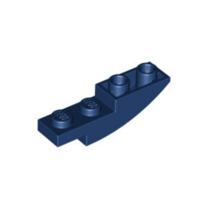 LEGO 13547 Slope Curved 4 x 1 Inverted (Dark Blue)