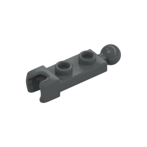 LEGO 14419 Plate Special 1 x 2 with 5.9mm Towball Socket and Towball (Dark Bluish Gray)