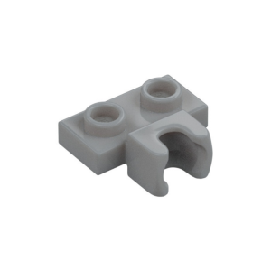 LEGO 14704 Plate Special 1 x 2 5.9mm Centre Side Towball Socket (Light Bluish Gray)