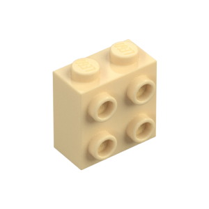LEGO 22885 Brick Special 1 x 2 x 1 2/3 with 4 Studs on 1 Side (Tan)