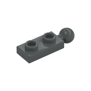 LEGO 22890 Plate Special 1 x 2 with End Towball (Dark Bluish Gray)