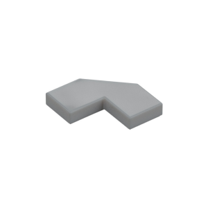 LEGO 27263 Tile Special 2 x 2 Corner with Cut Corner – Facet (Light Bluish Gray)
