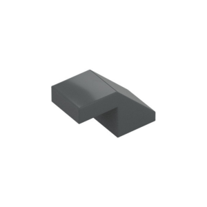 LEGO 28192 Slope 45° 2 x 1 with 2/3 Inverted Cutout and no stud (Dark Bluish Gray)