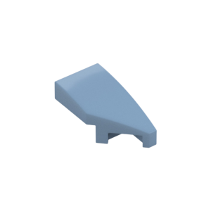 LEGO 29119 Slope Curved 2 x 1 with Stud Notch Right (Sand Blue)