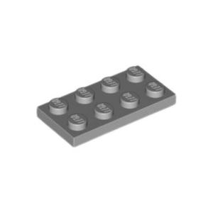 LEGO 3020 Plate 2 x 4 (Light Bluish Gray)