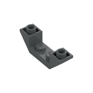 LEGO 32802 Slope Inverted 45° 4 x 1 Double with 1 x 2 Recessed (Dark Bluish Gray)