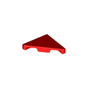 LEGO 35787 Tile 45° Cut 2 x 2 Triangle (Red)