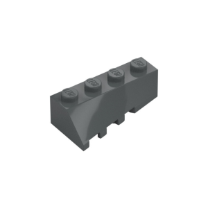 LEGO 43720 Wedge Sloped 45° 4 x 2 Right (Dark Bluish Gray)