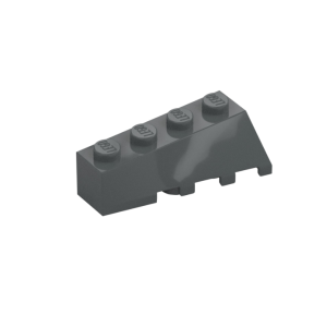LEGO 43721 Wedge Sloped 45° 4 x 2 Left (Dark Bluish Gray)