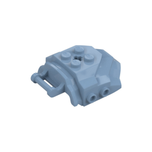 LEGO 4986 Large Figure Cover 4 x 5 x 2 with Bar, 4 Studs, Ridged (Sand Blue)