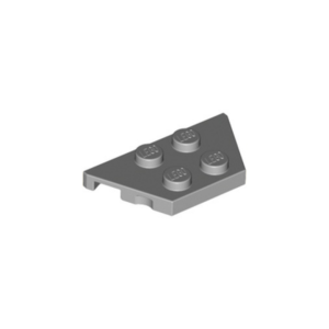 LEGO 51739 Wedge Plate 2 x 4 (Light Bluish Gray)