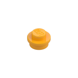 LEGO 6141 Plate Round 1 x 1 with Solid Stud (Bright Light Orange)