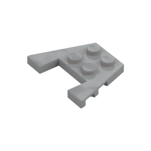 LEGO 90194 Wedge Plate 3 x 4 with Stud Notches Reinforced Underside (Light Bluish Gray)