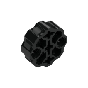 LEGO 98585 Connector Round with Pin and Axle Holes (Black)