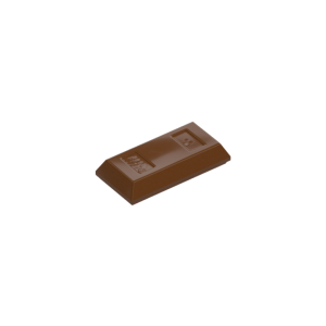 LEGO 99563 Tile Special 1 x 2 with Sloped Walls AKA Money / Gold Bar (Reddish Brown)