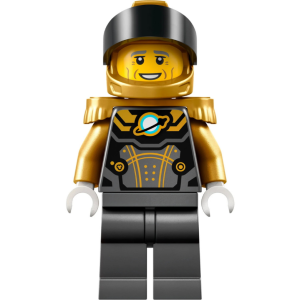 LEGO City cty1755 Astronaut (Pearl Gold Space Suit)