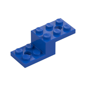 LEGO 11215 Bracket 5 x 2 x 1 1/3 with Holes Pin Bottom (Blue)