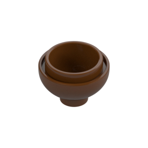 LEGO 15395 Brick Round 2 x 2 Dome Bottom (Reddish Brown)