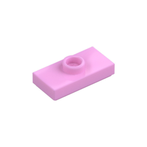 LEGO 15573 Plate Special 1 x 2 with 1 Stud with Groove and Inside Stud Holder (Jumper) (Bright Pink)
